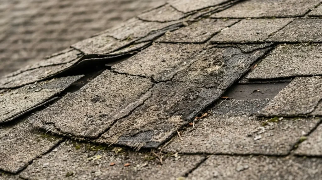 Roof slope inspecting tiles cracks 2