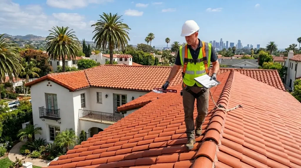 final roof inspection in Los Angeles, California