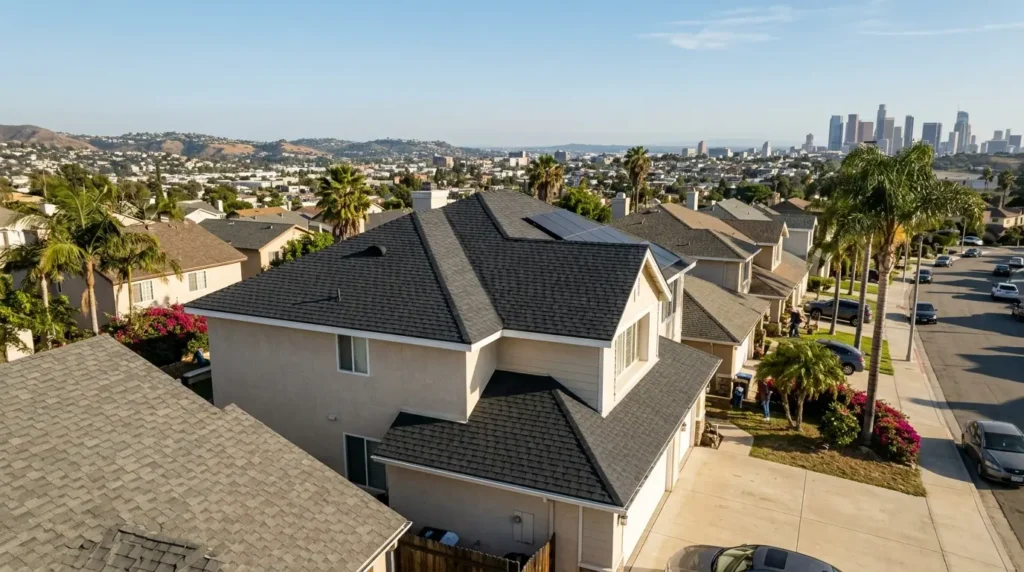 Asphalt shingle roofing