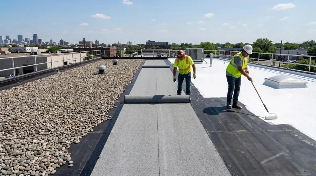 Surfacing shields membrane from UV