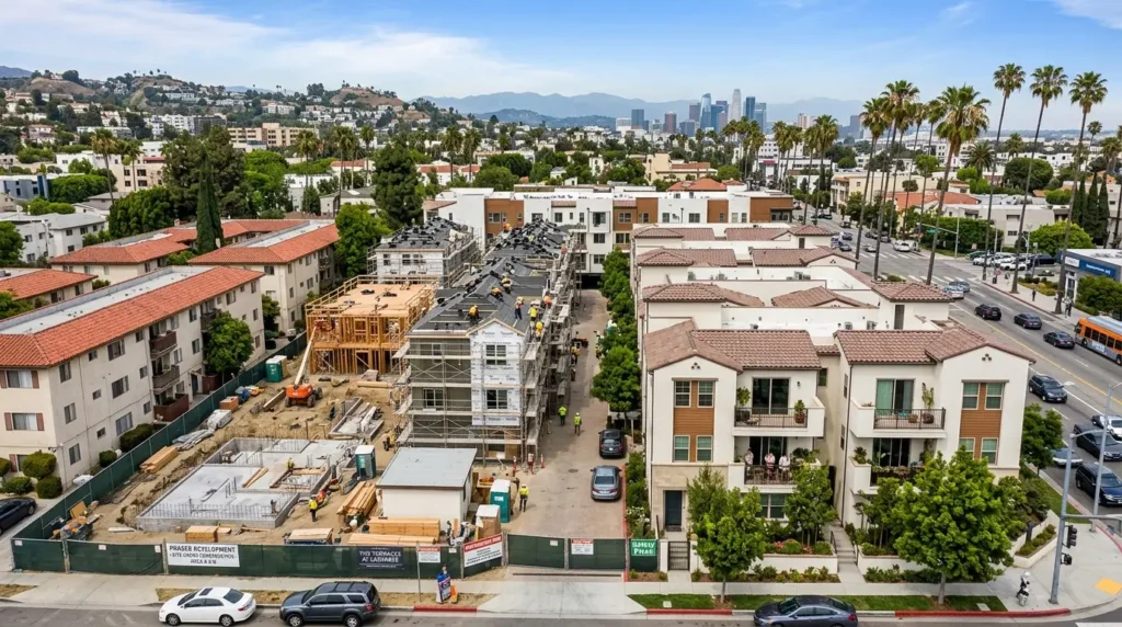 Townhome and multi-building complexes in Los Angeles