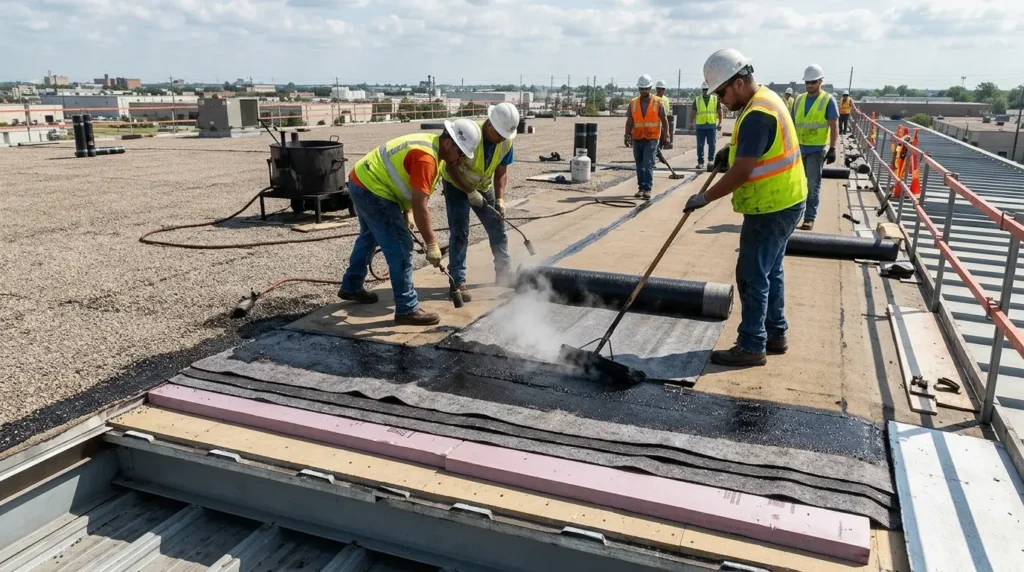 built up roofing los angeles