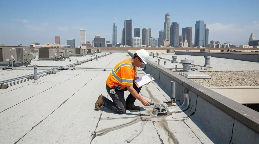 flat-roof-waterproofing-inspection-los-angeles