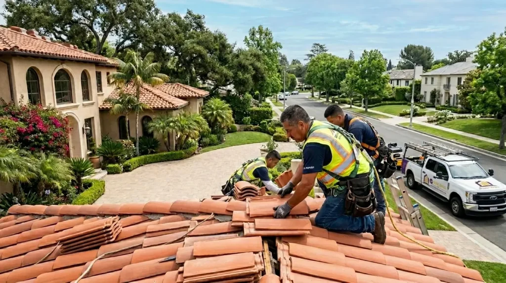 Roofing contractor San Marino CA