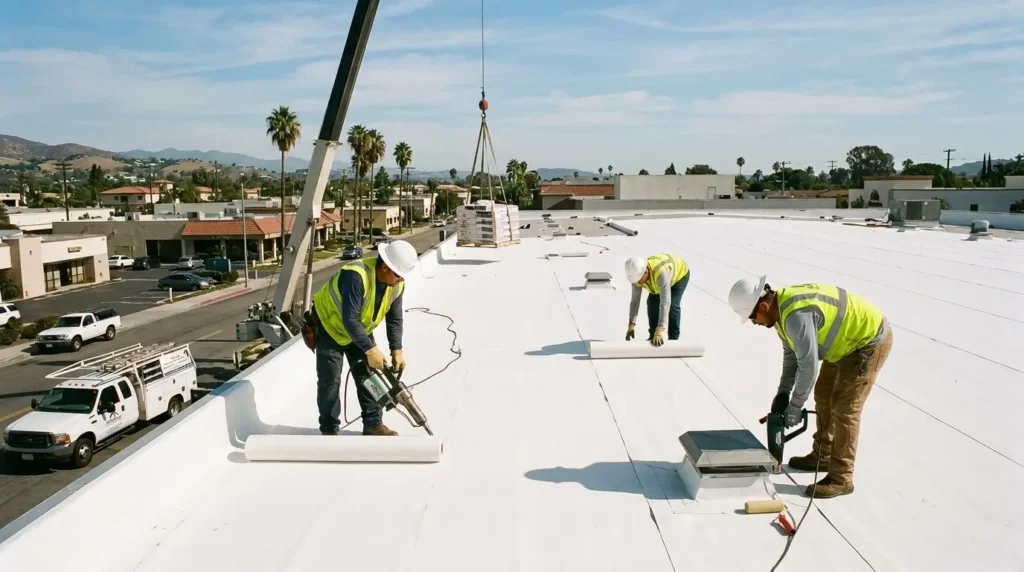 commercial roofing contractor monrovia- LA Roof Kings